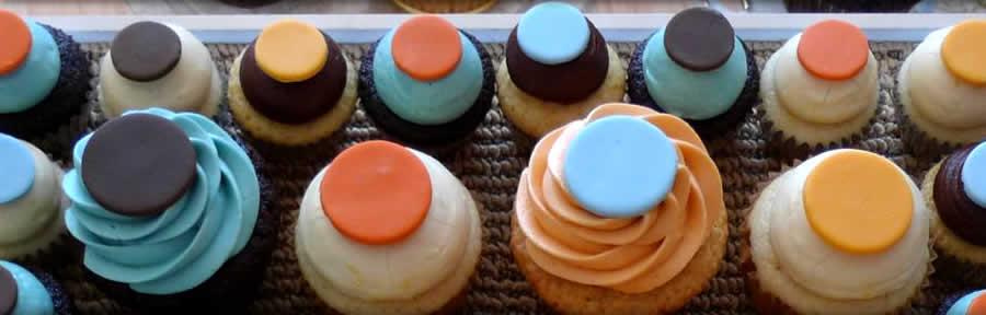custom cupcakes for Cat Seto's baby shower
